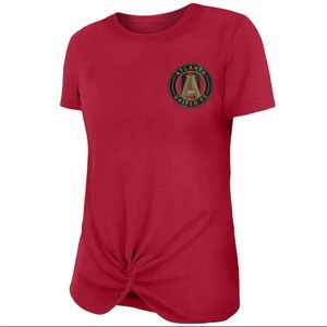 Atlanta United Women’s knotted front t-shirt